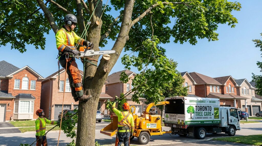 How much does crane assisted tree removal cost in Toronto - Toronto Tree Removal