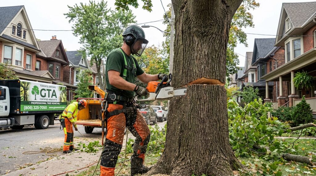 Emergency tree removal Toronto what to do when tree falls on house - Toronto Tree Removal