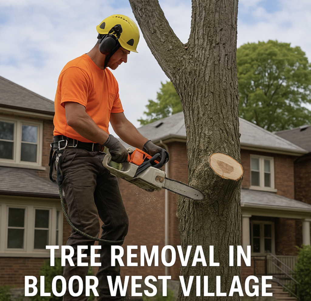 Tree-lined streets of Bloor West Village