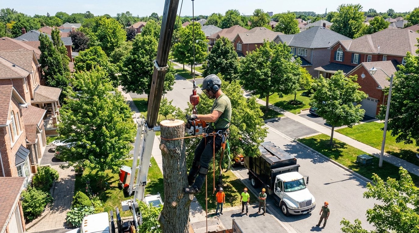 How to Tell if a Tree is Dangerous: 8 Critical Warning Signs for Vaughan Homeowners - Professional tree removal Toronto