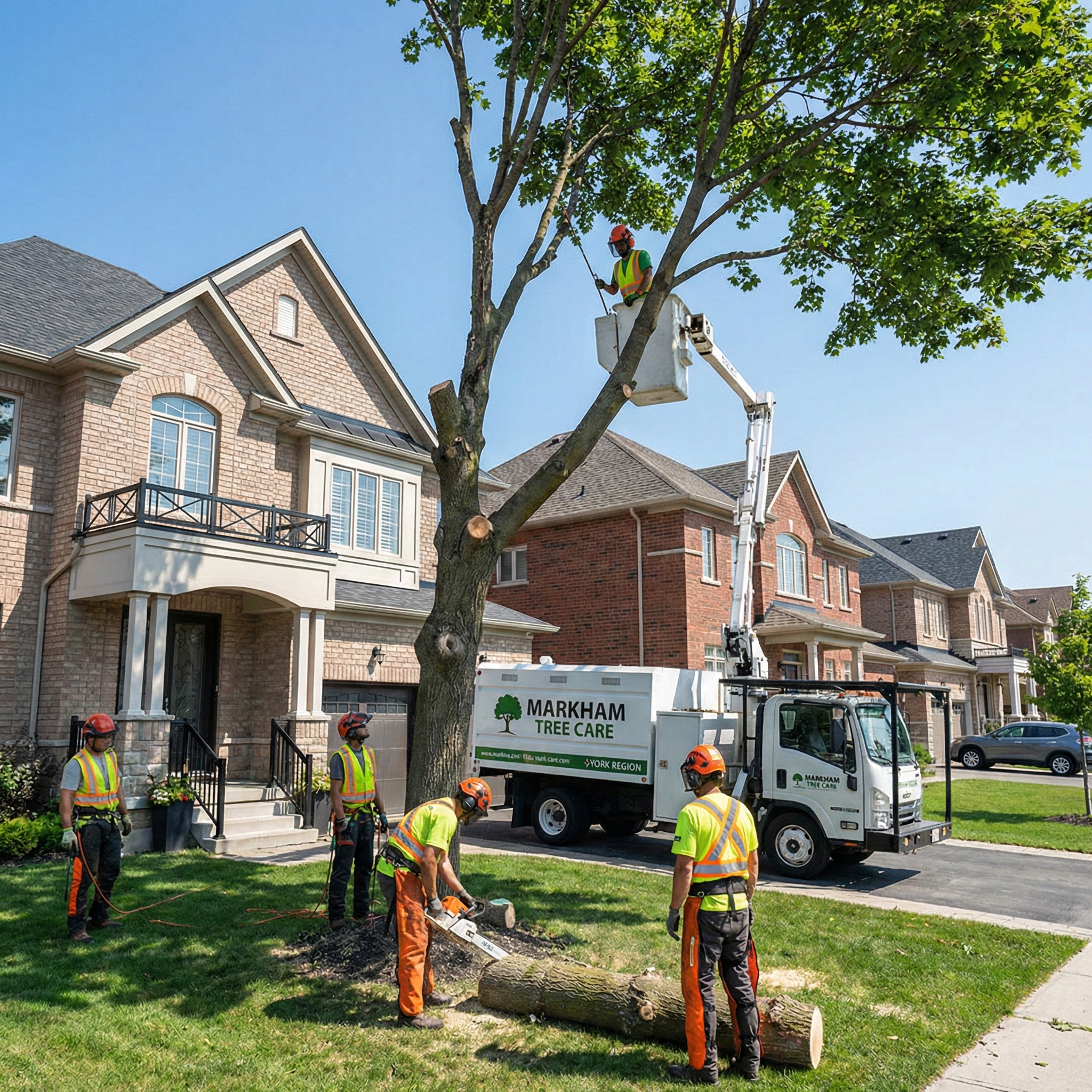 tree removal markham york region oak ridges moraine professional arborist crew