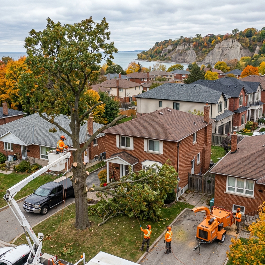 tree removal scarborough toronto bluffs rouge valley professional arborist crew