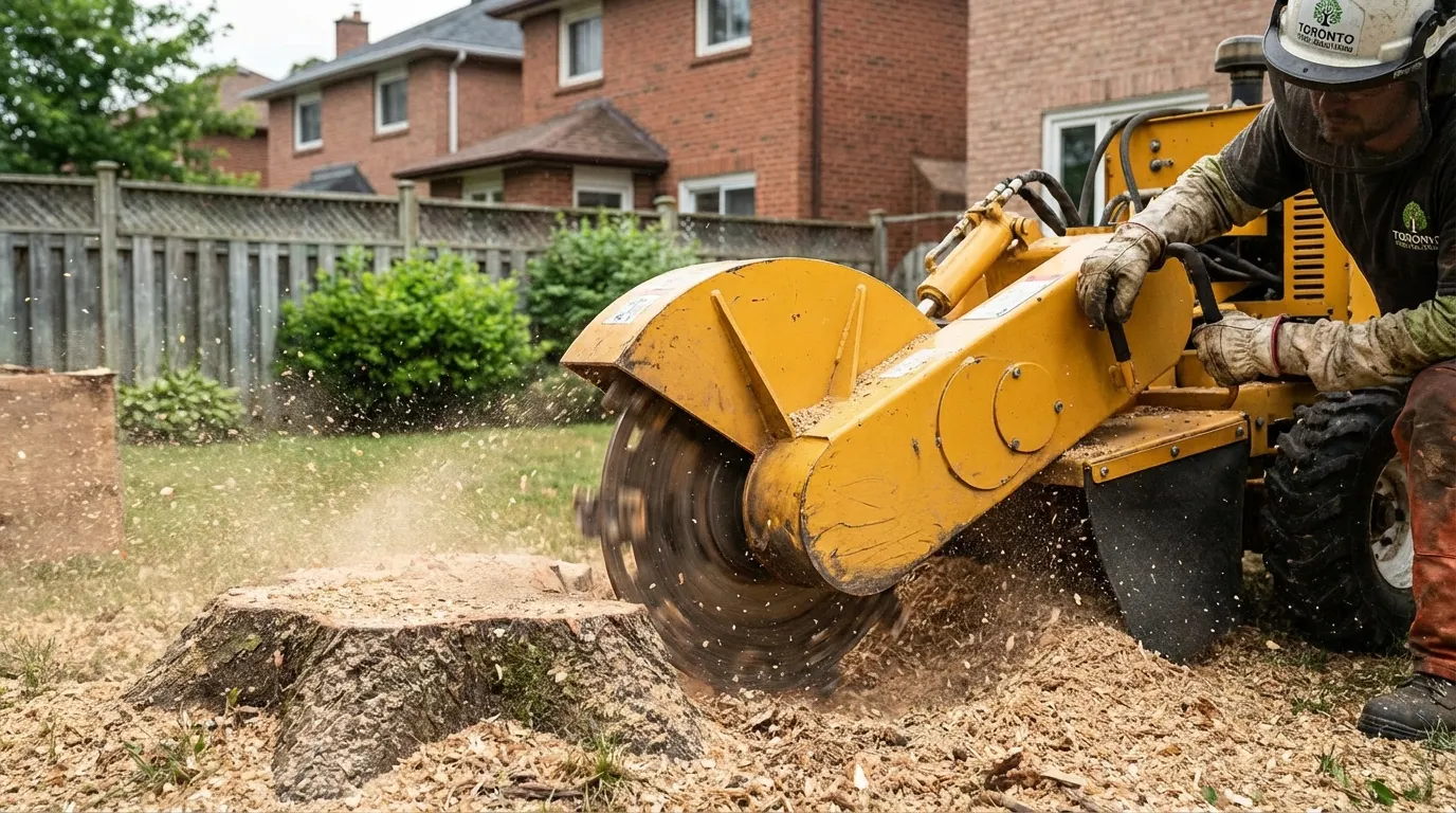 Tree roots damaging foundation Toronto removal and repair detail - Toronto Tree Removal
