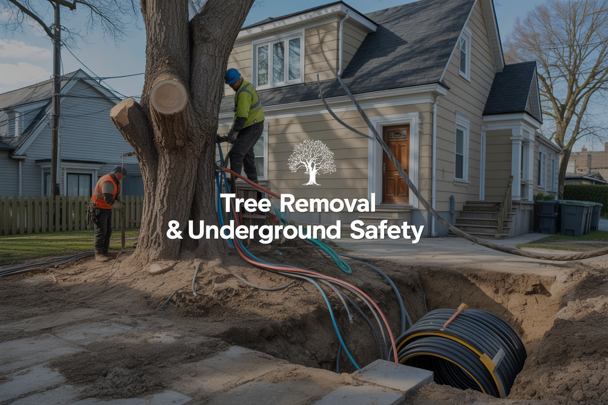 Can tree removal damage my foundation or underground utilities in Toronto