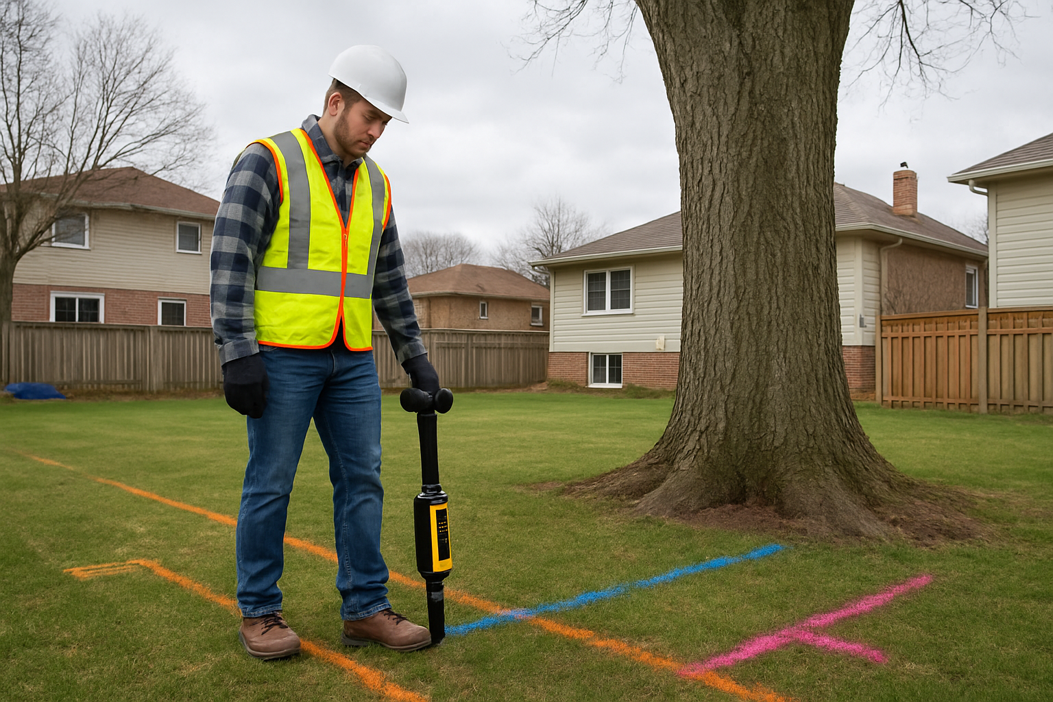 Identify Underground Utilities Before Any Tree Work Begins