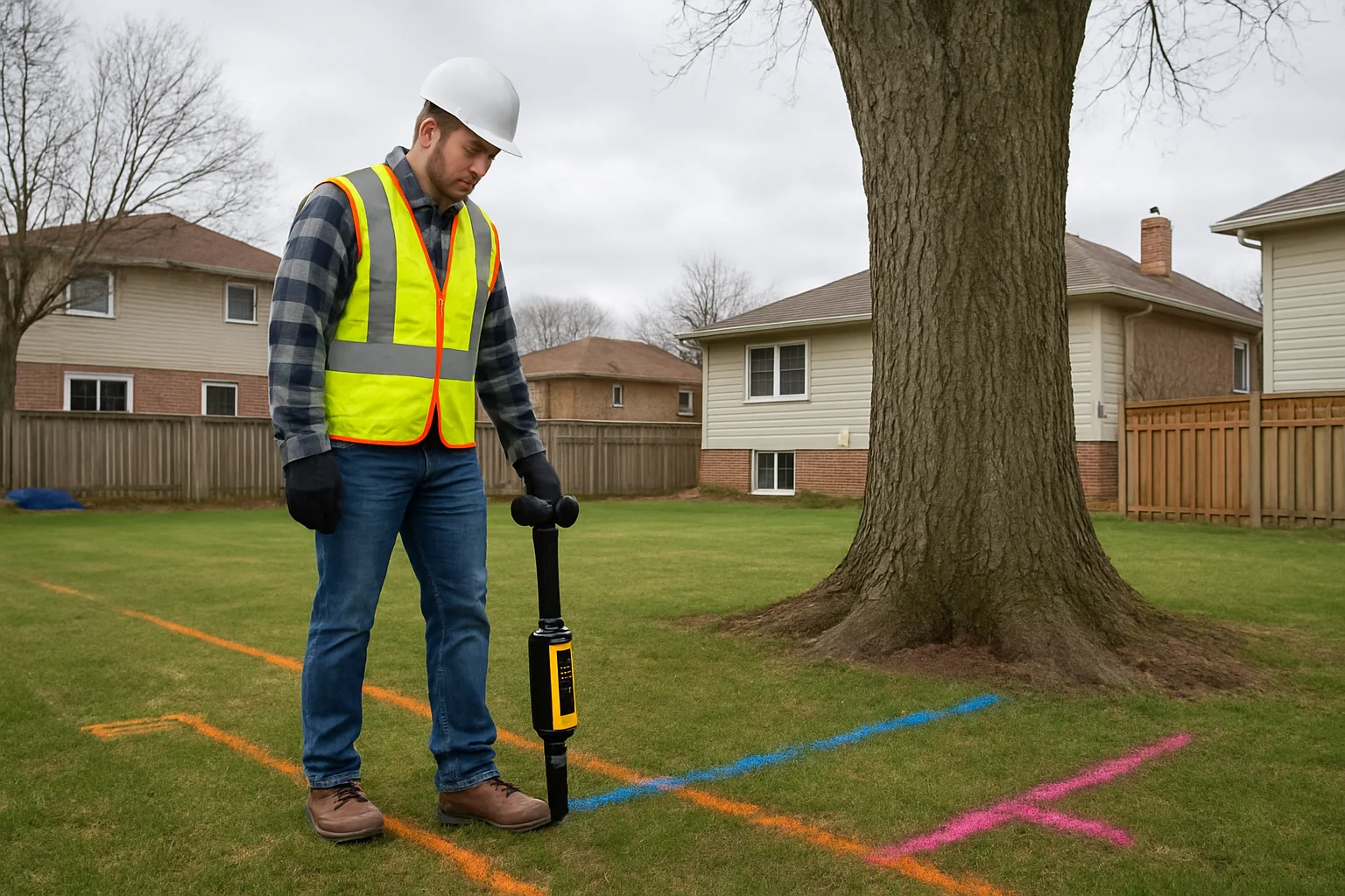 Identify Underground Utilities Before Any Tree Work Begins
