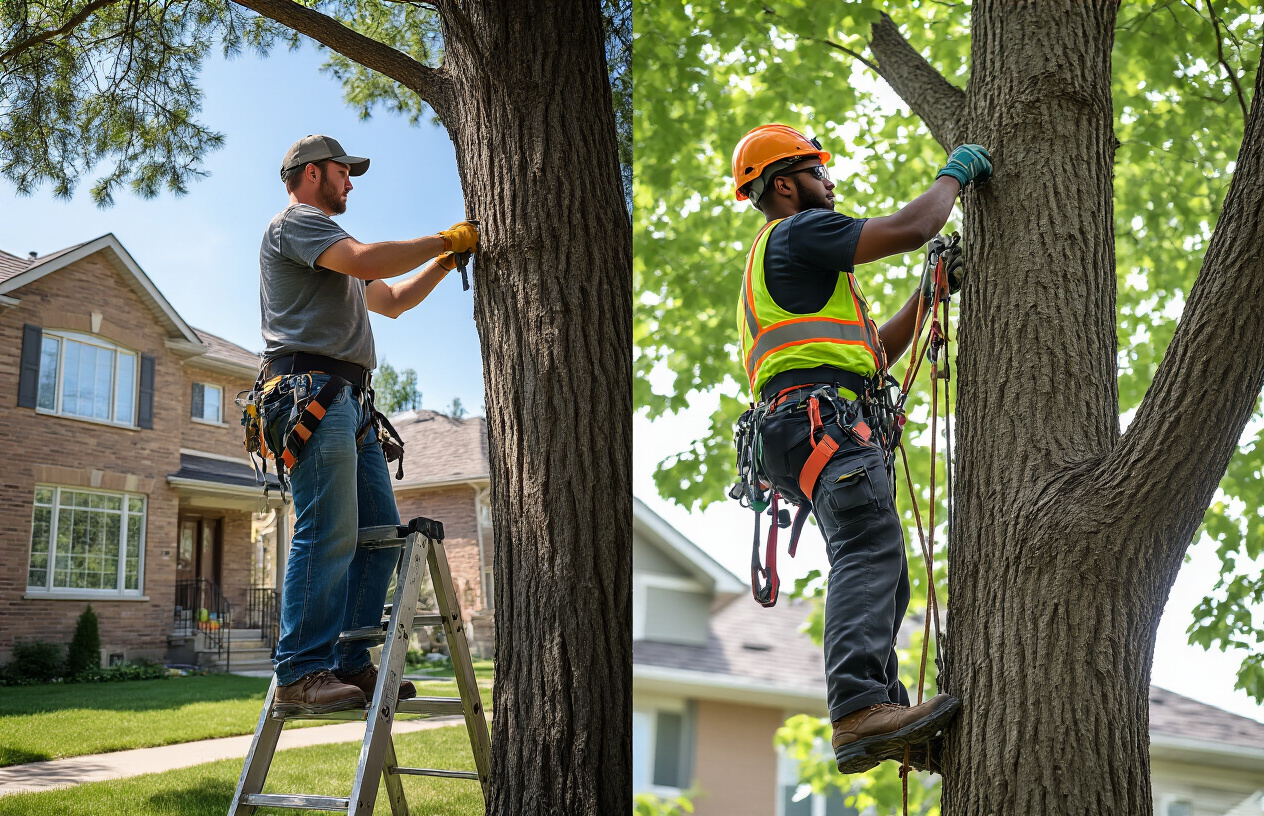 Safety Considerations and Professional vs DIY Pruning