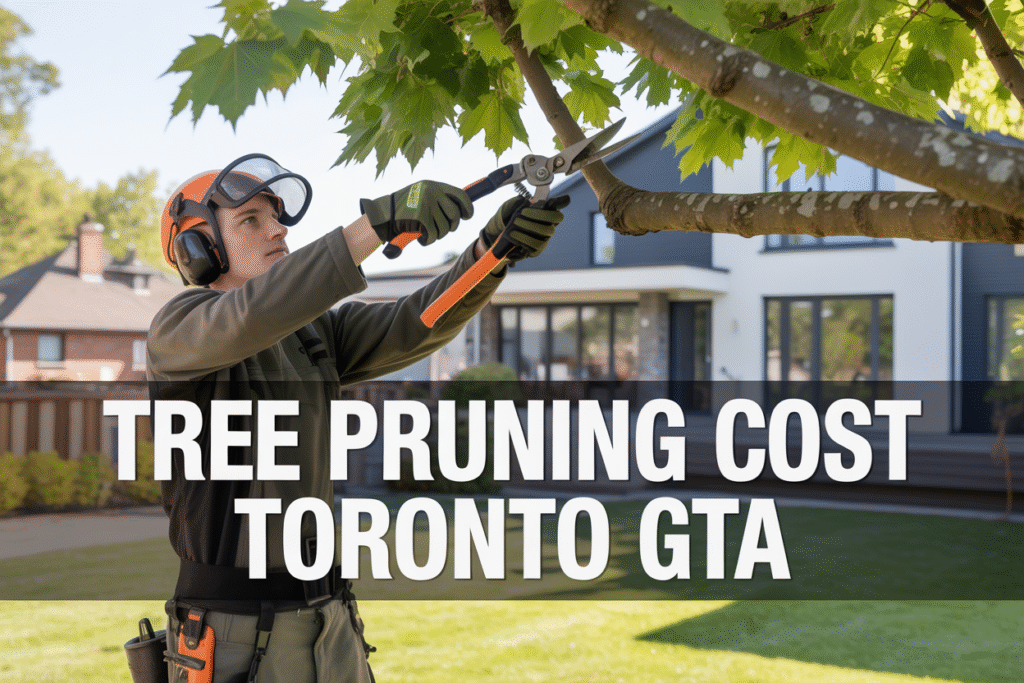 Tree pruning service cost Toronto GTA