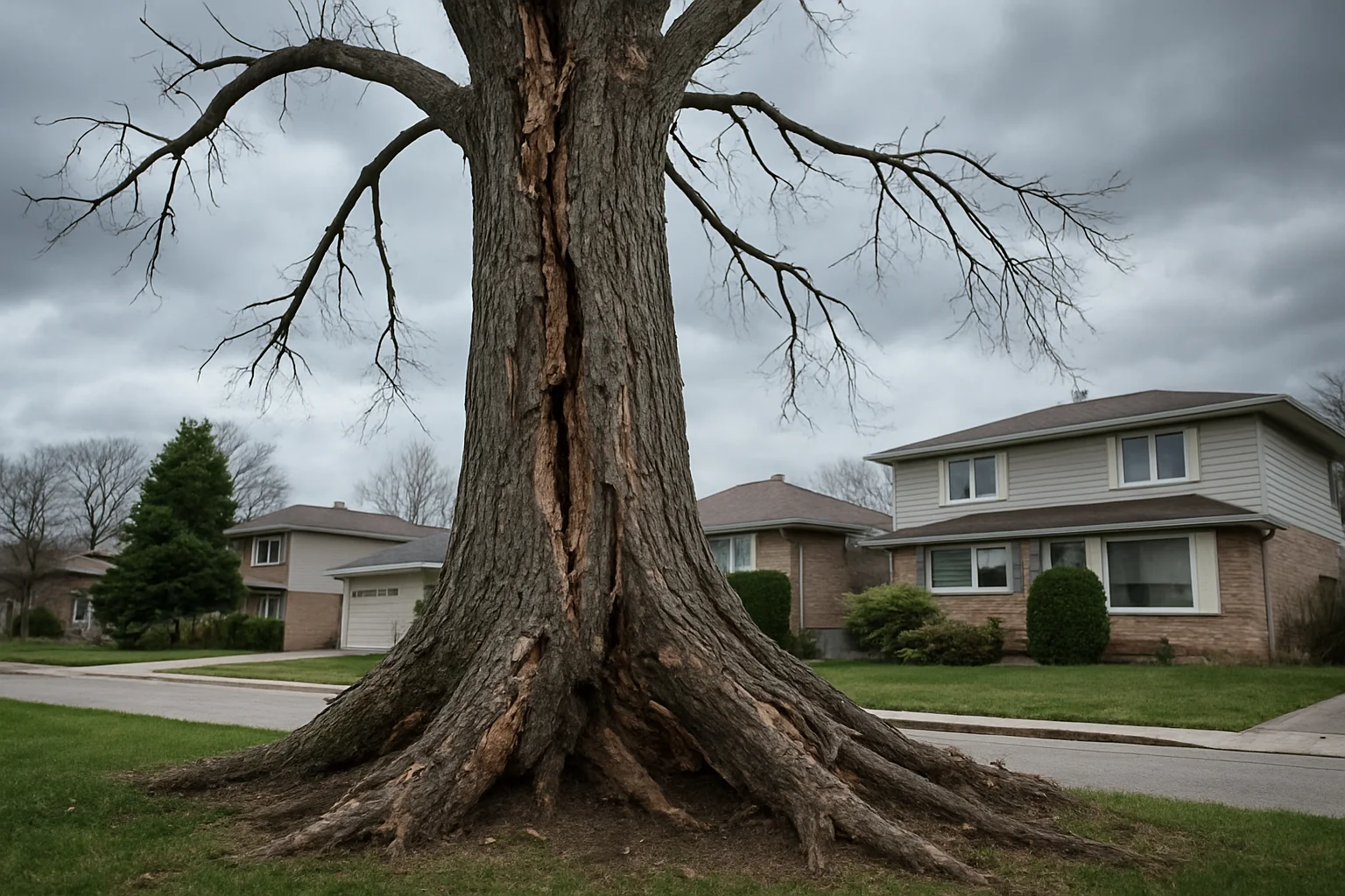 Structural Warning Signs That Demand Immediate Action Leaning Tree — Toronto Tree Removal Warning
