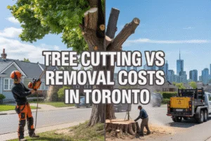 Is it cheaper to cut or remove a tree in Toronto